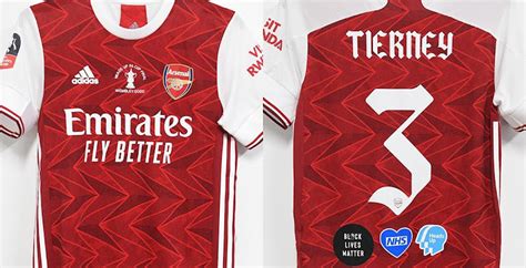 Arsenal Shows Off 2020 Fa Cup Final Kit Unique Font And Three Special