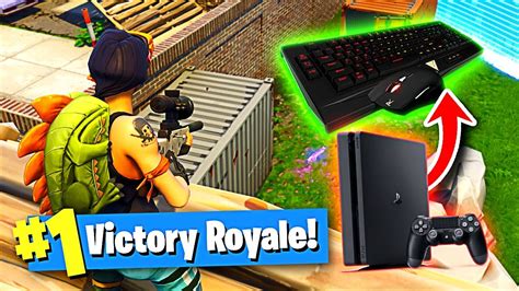 Using A Keyboard And Mouse On Ps4 To Win In Fortnite Battle Royale