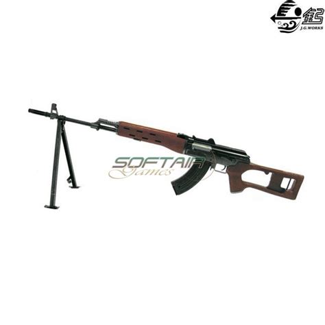 Electric Rifle Ak Dragunov Wood Golden Bow Jg 0511w Softair Games