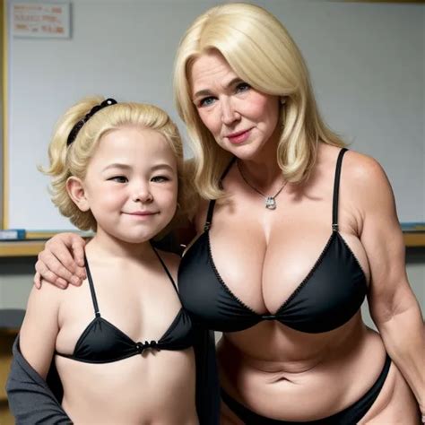 Upload Image Huge Gilf Granny Huge Teacher In Black Bikini