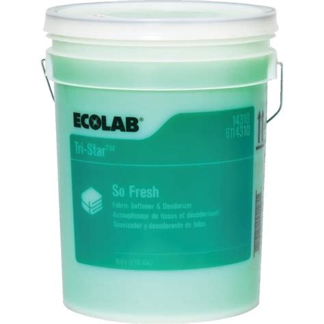 Ecolab Tri Star So Fresh Laundry Softener 5 Gallon HD Supply