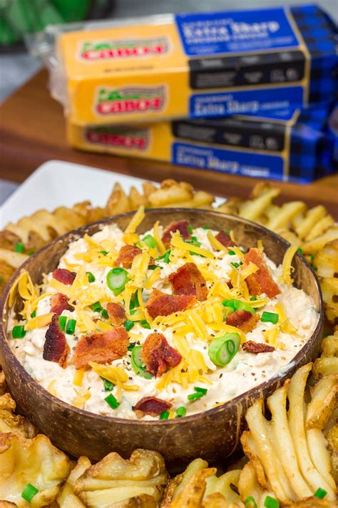 Loaded Baked Potato Dip All Of Your Favorite Baked Potato Toppings