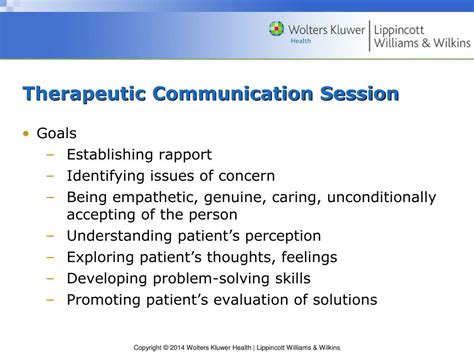 Ppt Chapter 6 Therapeutic Communication Powerpoint Presentation Free