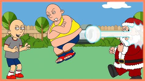 Classic Caillou Installs A Laser Onto Caillou And Makes Him Ground