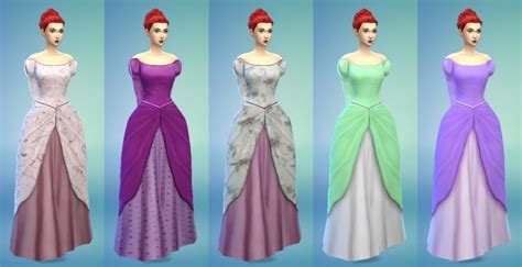 Ariel Dress At My Stuff Sims 4 Updates