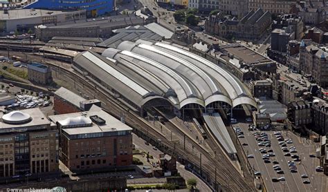Newcastle Central Railway Station From The Air Aerial Photographs Of