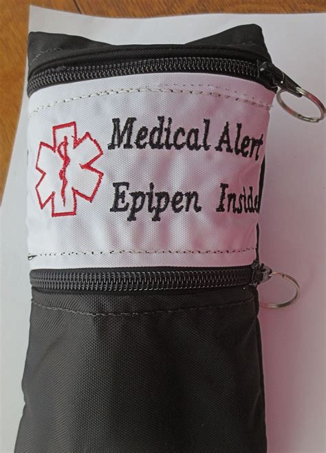 Epipen ® Insulated Case Carrier Holder Pouch For Epinephrine Auto Injector Systems White Label