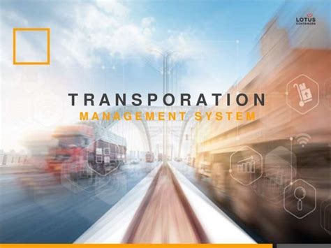 Transportation Management System Ppt