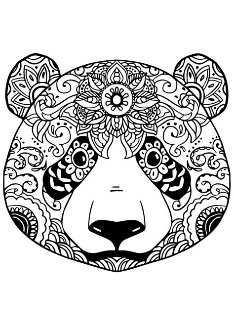 Dessins gratuits à colorier coloriage adulte mandala à. Résultat de recherche d'images pour "mandala panda à ...