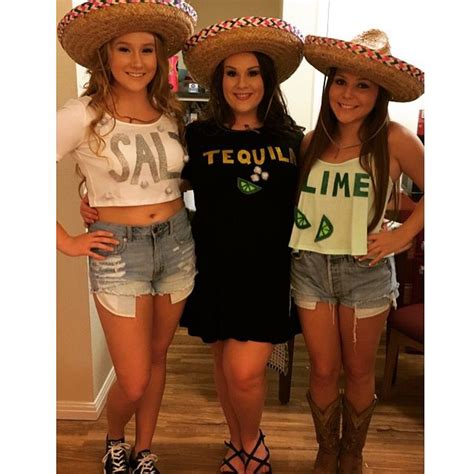 tequila salt and lime halloween costume trio costumes cute group halloween costumes halloween