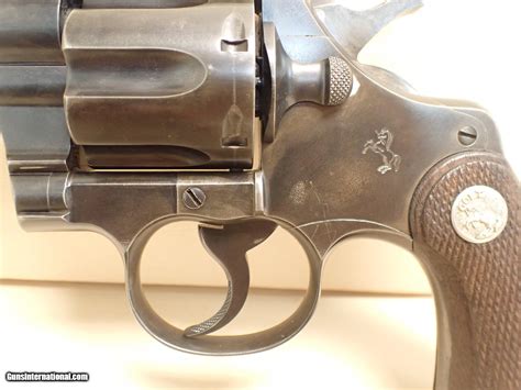 Colt Official Police 38 Special 5 Barrel Blued Revolver 1937mfg For Sale