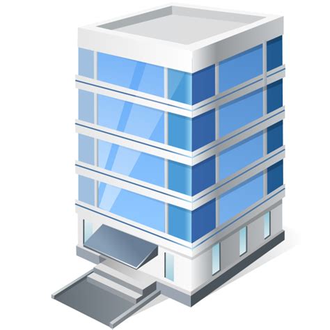Vector Graphics Of Four Storey Office Block Free Svg