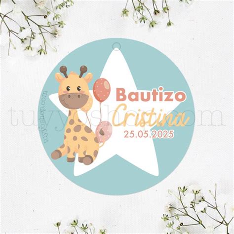 Etiquetas Para Bautizo Desde 012€ Amplio Catálogo Personalizables