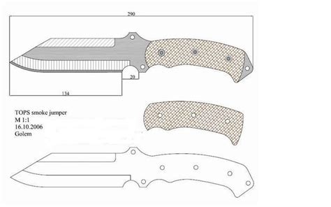 Conjunto de diseño a juego #02599. planos de cuchillos. | Plantillas cuchillos, Cuchillos, Planos