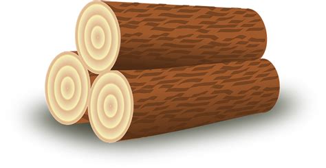 Pile Of Logs Clipart