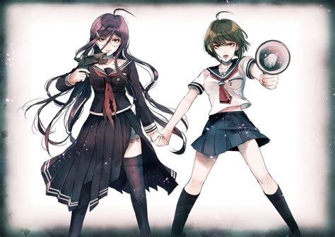 Komaru Naegi And Toko Fukawa Danganronpa Danganronpa Characters