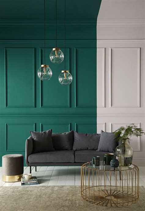 sophisticated home decoration ideas  green paint combination