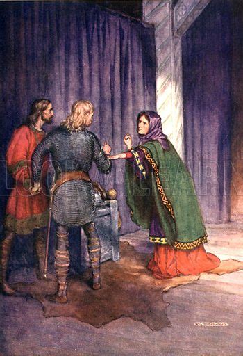 Queen Telling Laertes That Ophelia Is Drowned Stock Image Look And Learn