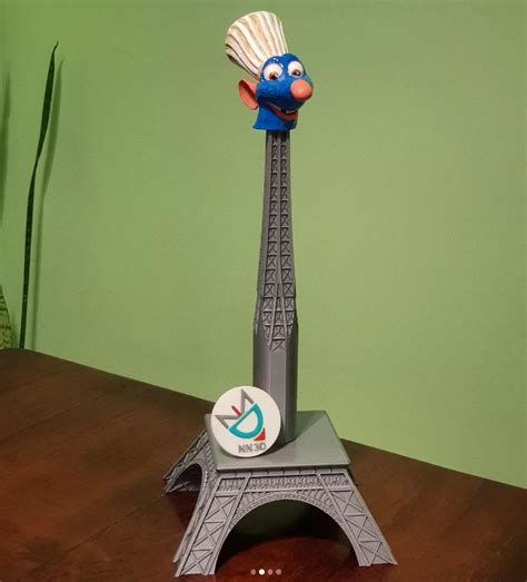 Archivo Stl Ratatouille Eiffel Tower・diseño Para Descargar Y Imprimir