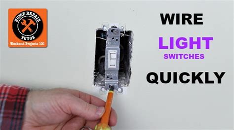 How To Wire A Light Switch Home Repair Tutor