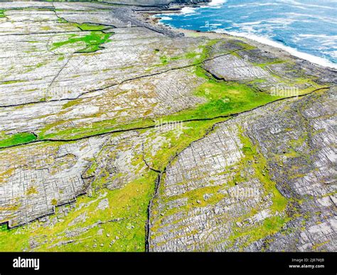 Vue Aérienne De Linishmore Ou Inis Mor La Plus Grande Des îles Daran