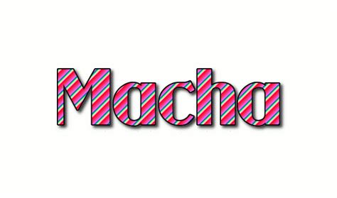Macha Logo Free Name Design Tool From Flaming Text