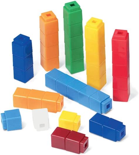 Unifix Cubes Ten Assorted Colors Set Of 500