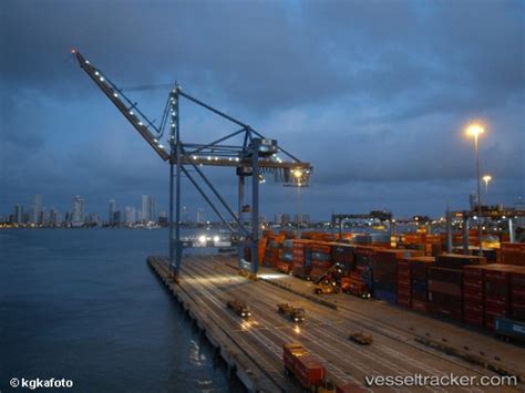 Port Of Cartagena In Colombia