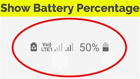 How To Show Battery Percentage On Samsung Phone Works For All Samsung