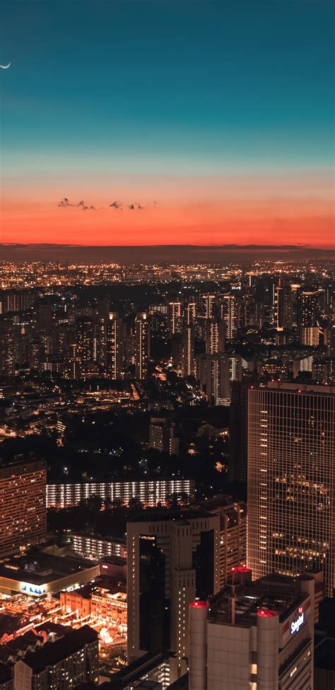 1440x2960 Aerial View Skyline Of Singapore 5k Samsung Galaxy Note 98