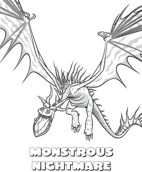 Dragon Coloring Page How Train Your Dragon Coloring Pictures