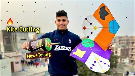 🔥new Manjha Testing Kite Cutting Kite Flying Ankit Kite Fighting Youtube