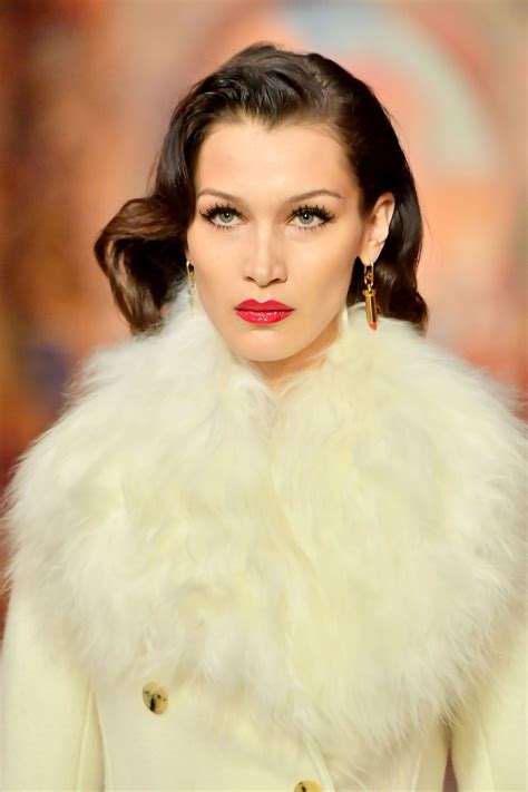 Bella Hadid - Walks Lanvin Show at Paris Fashion Week 02/26/2020
