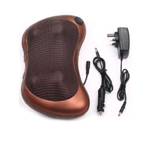 4 Deep Kneading Massage Nodes Neck And Back Massage Pillow With Infrared Heat Function For Home
