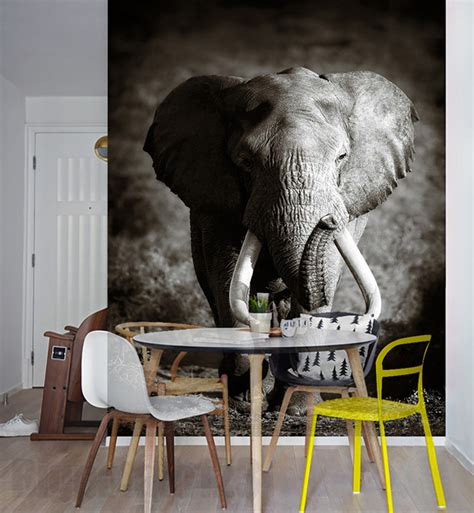 3d Elephant 371 Wall Murals Aj Wallpaper