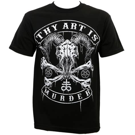Thy Art Is Murder T Shirt Logo Merch2rock Alternative Clothing