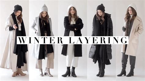 Layering Winter Outfits How To Style Winter Clothing Youtube