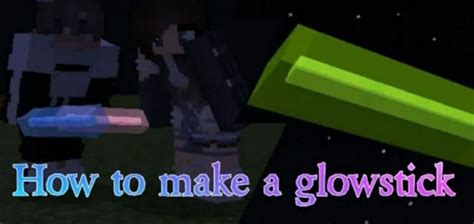 How To Make Glow Sticks In Minecraft Education Edition