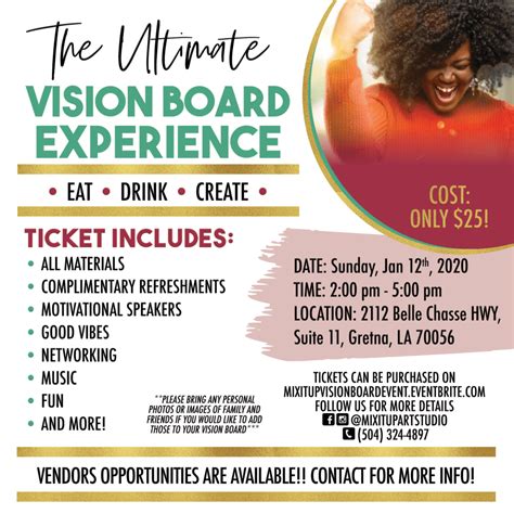 Vision Board Event Mix It Up