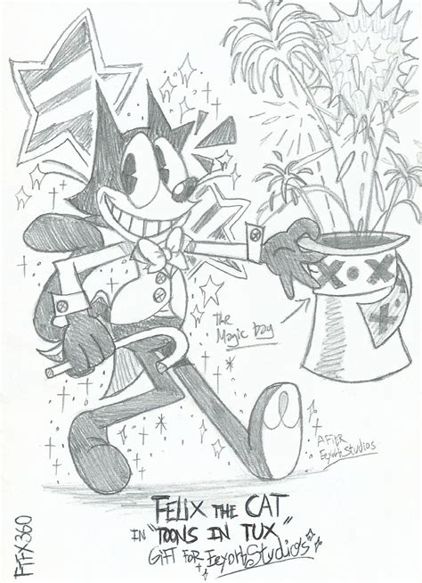 Felix The Cat In Toons In Tux By Ftftheadvancetoonist On Deviantart