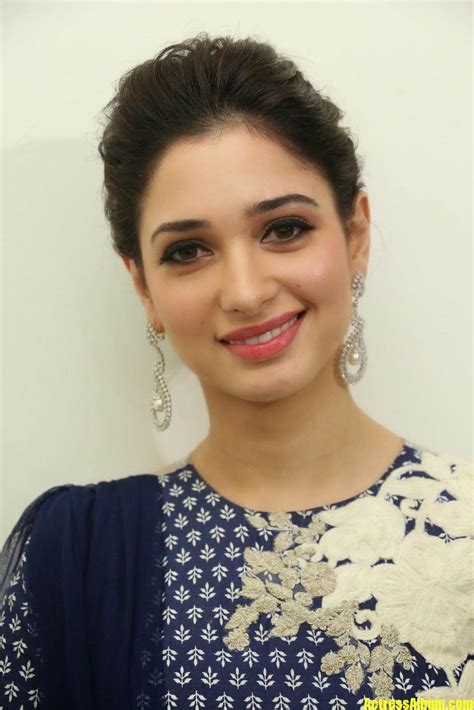 Beautiful Tollywood Actress Tamannaah Smiling Face Closeup