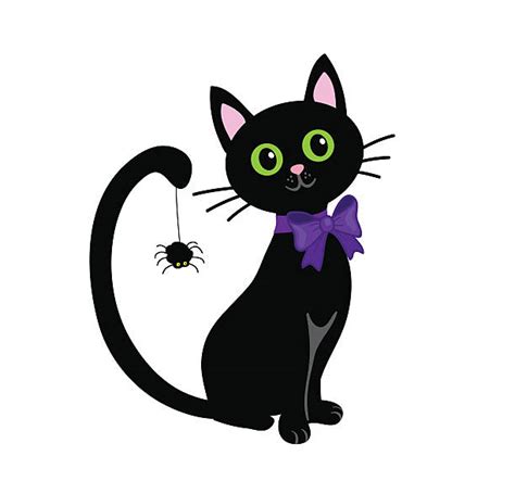 Royalty Free Halloween Cat Clip Art Vector Images And Illustrations Istock