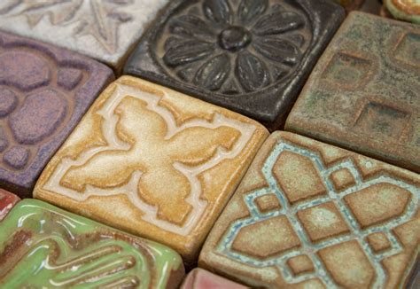 Some Of Our 2x2 Petite Decoratives Handmade Ceramic Tiles Art And
