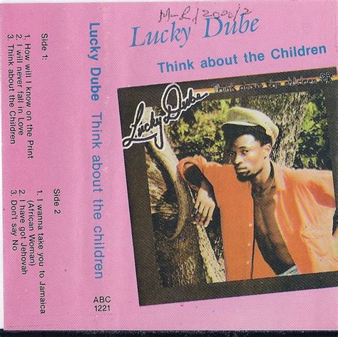 Lucky Dube Think About The Children Cassette Discogs