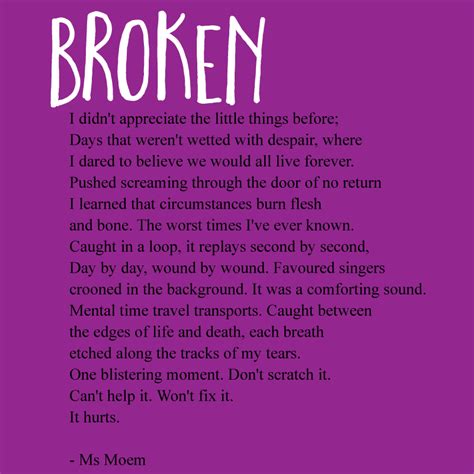 Broken Poem Ms Moem Poems Life Etc Grief Poems Short Rhyming Poems Poems