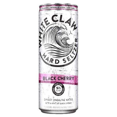 White Claw Black Cherry Hard Seltzer Oz Can