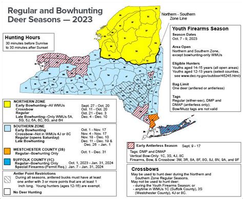 Deer Hunting Season Dates New York Hunting Eregulations