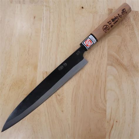 Japanese Sujihiki Sashimi Knife Ikenami Hamono White Steel 1