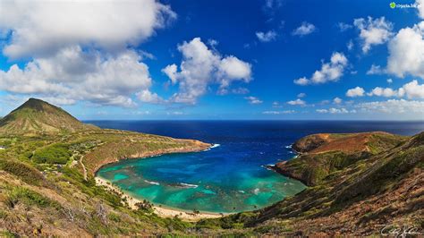 Zdjęcie Stany Zjednoczone Hawaje Zatoka Hanauma Bay Wyspa Oahu