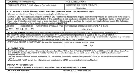 Af Imt 40a Form ≡ Fill Out Printable Pdf Forms Online